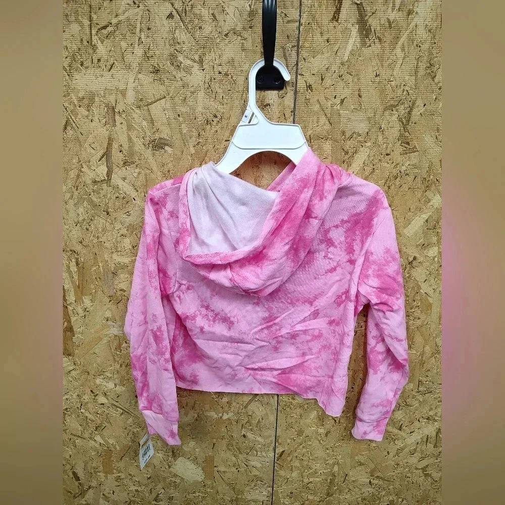 Tie dye kids Yoda cropped hoodie NWT size medium - Picture 2 of 3